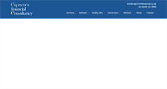 Desktop Screenshot of capricornfinancial.co.uk